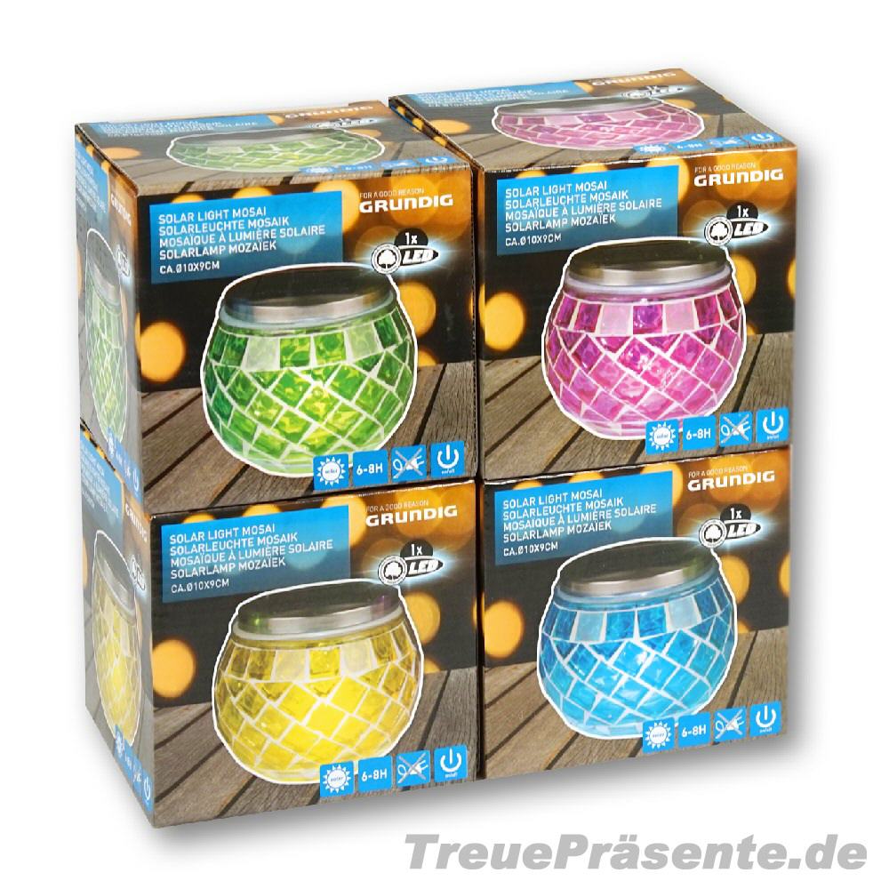 Solarleuchte Mosaik 10 cm