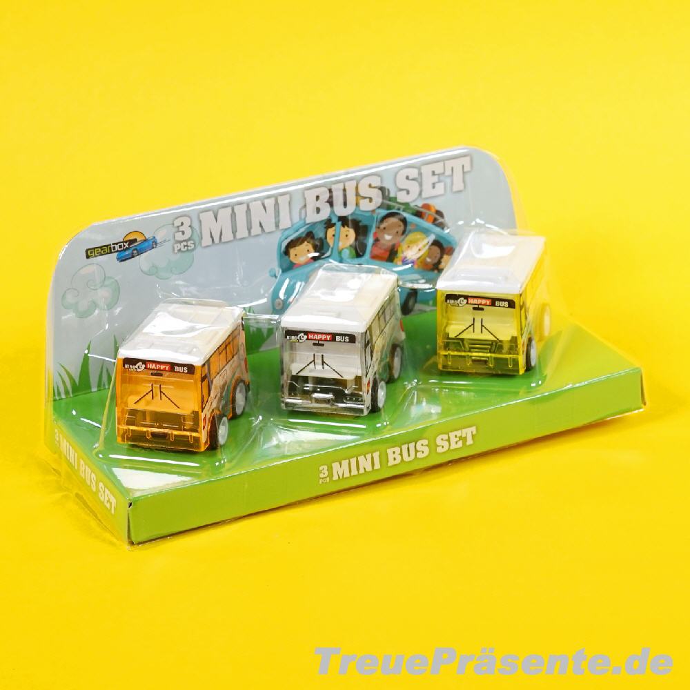 Minibus 3er-Set mit Rückzug