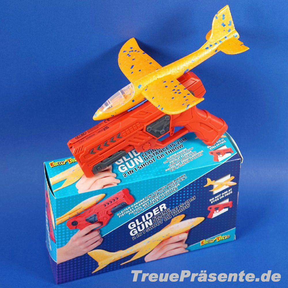Styropor-Flieger mit Abschuss-Rampe