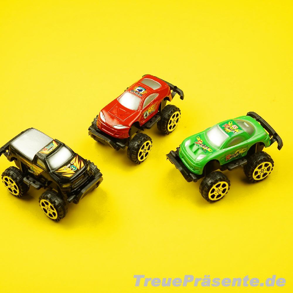Spielzeugautos mit XXL-Reifen