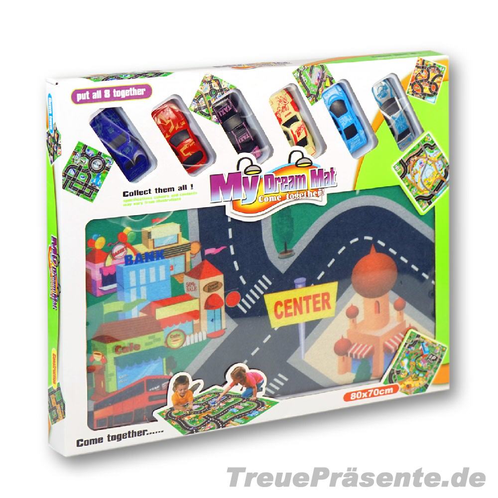 Spielteppich mit Autos