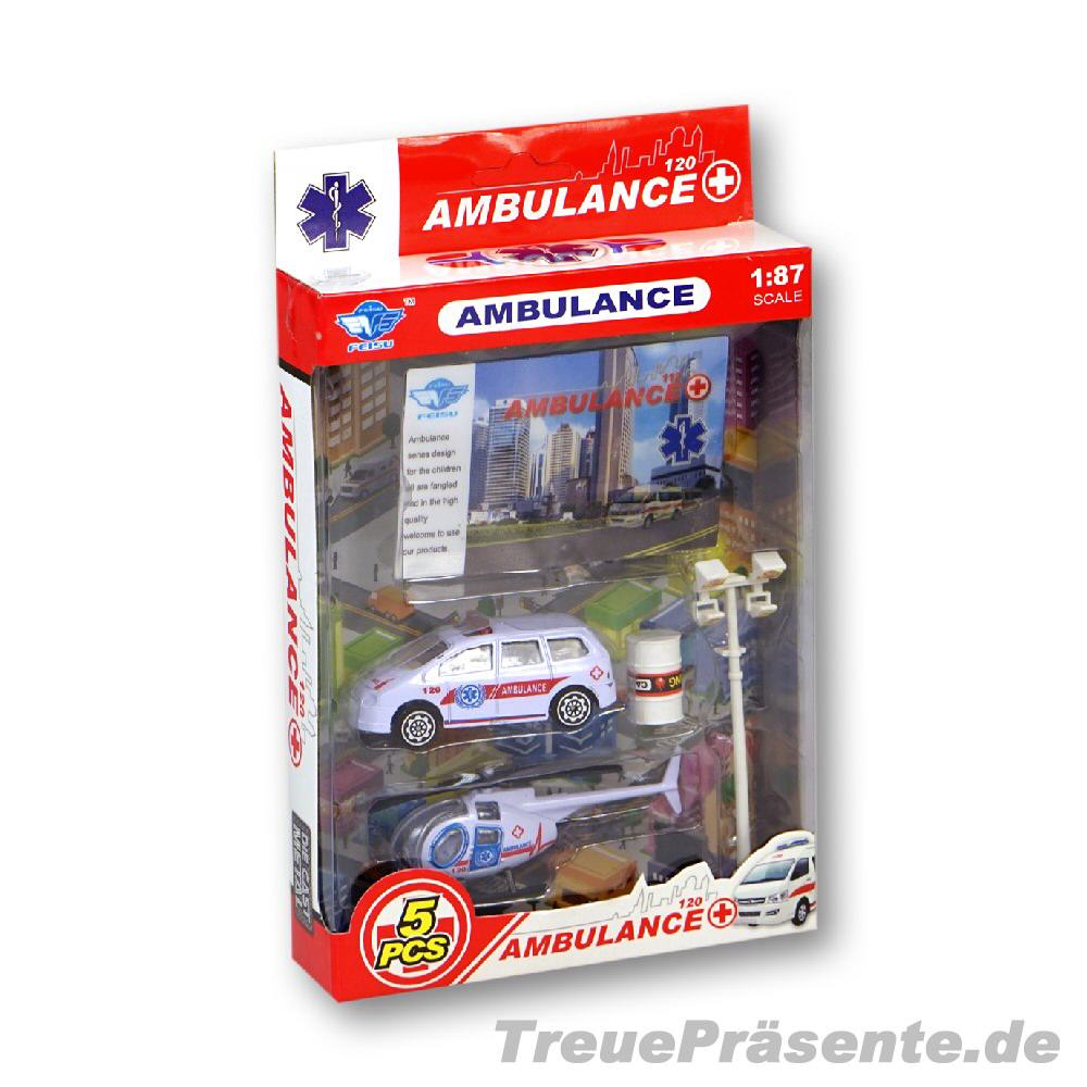 Rettungsfahrzeuge-Set
