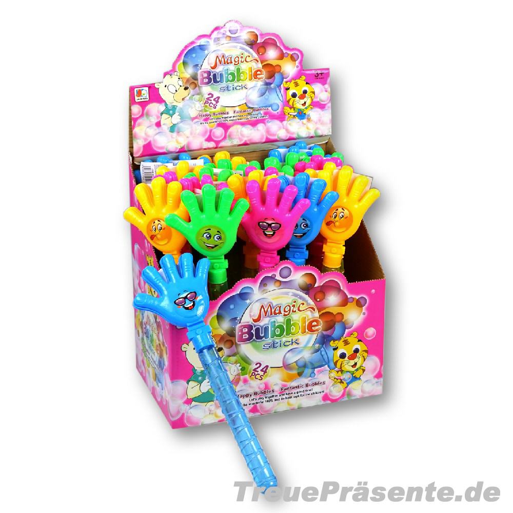 Seifenblasenstick mit Klatschhand