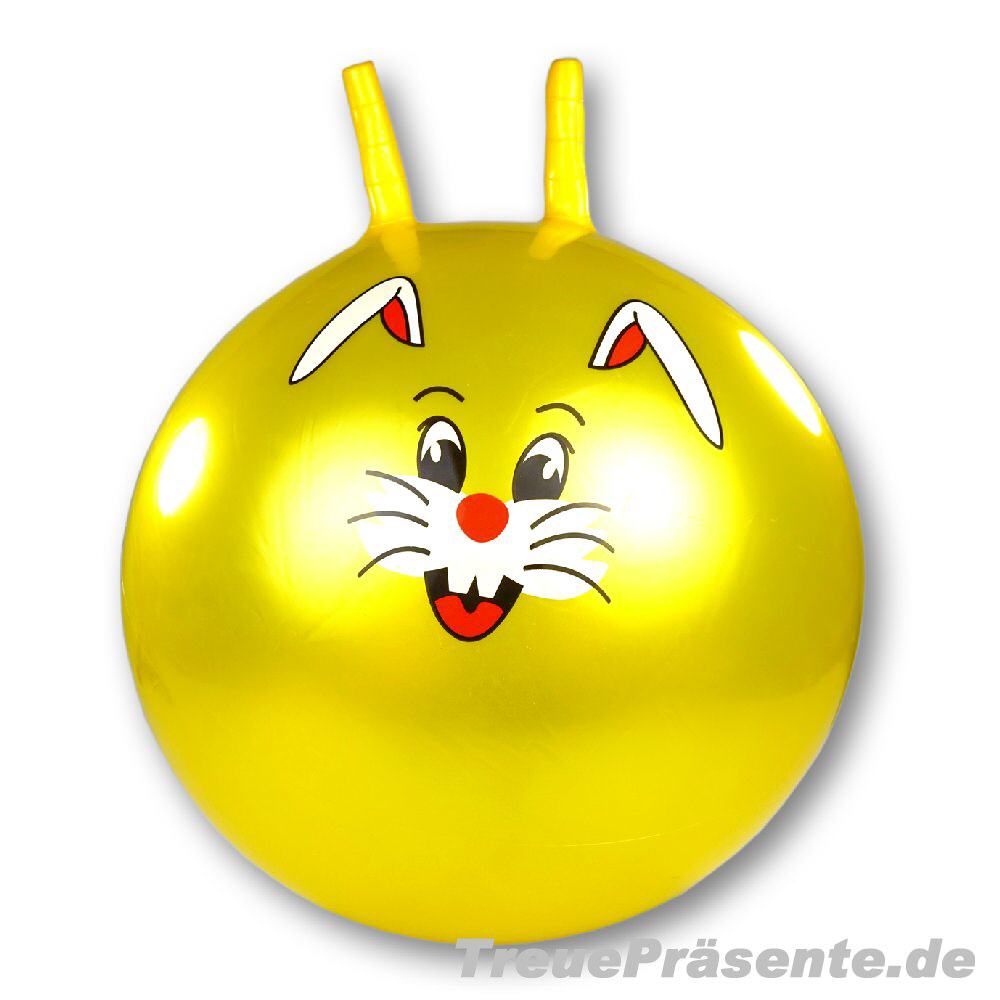 Hüpfball mit Tiergesicht