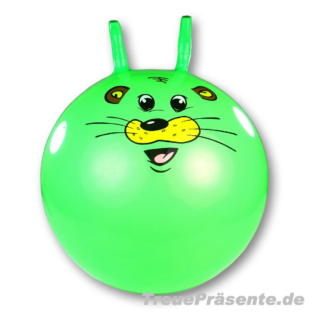 Hüpfball mit Tiergesicht
