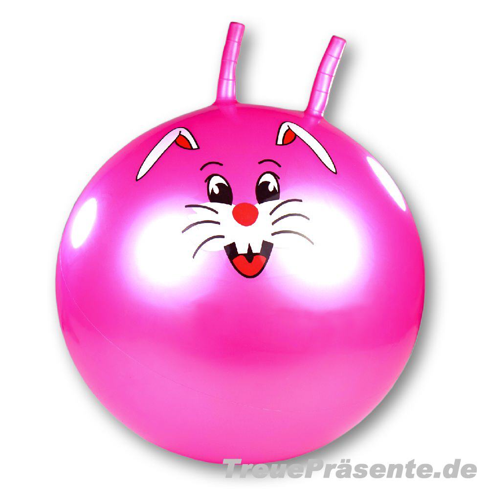 Hüpfball mit Tiergesicht