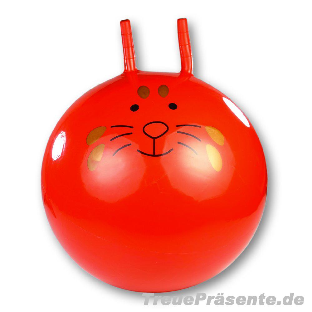 Hüpfball mit Tiergesicht