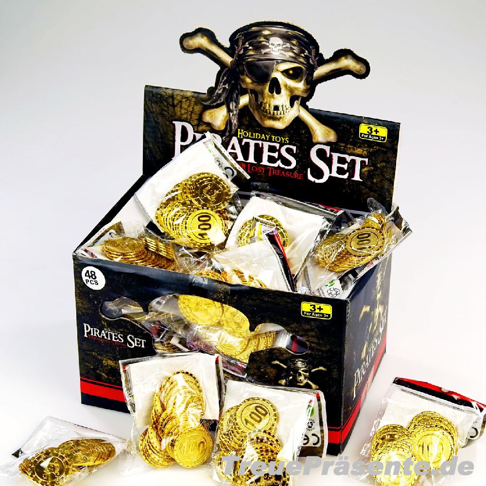 Piraten Spielzeug Goldmünzen