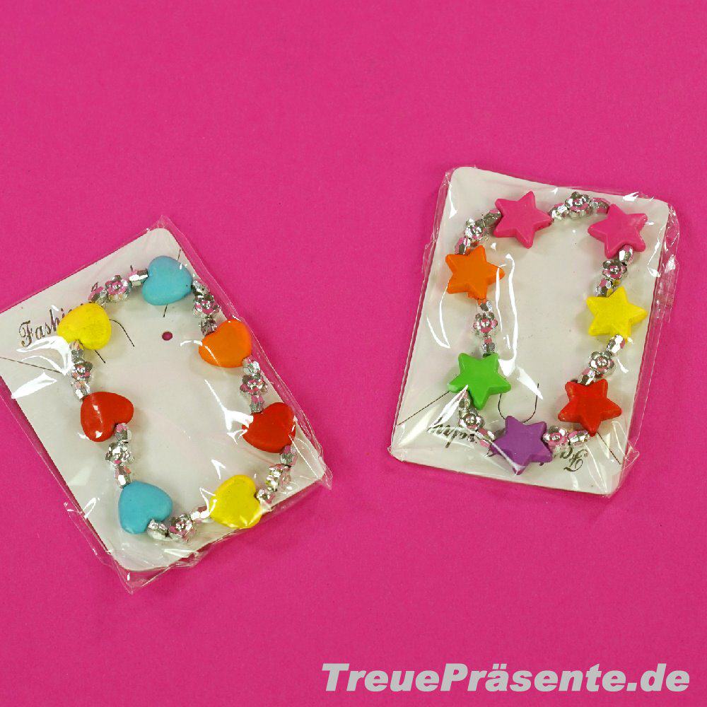 Armband mit Herzchen oder Sternen