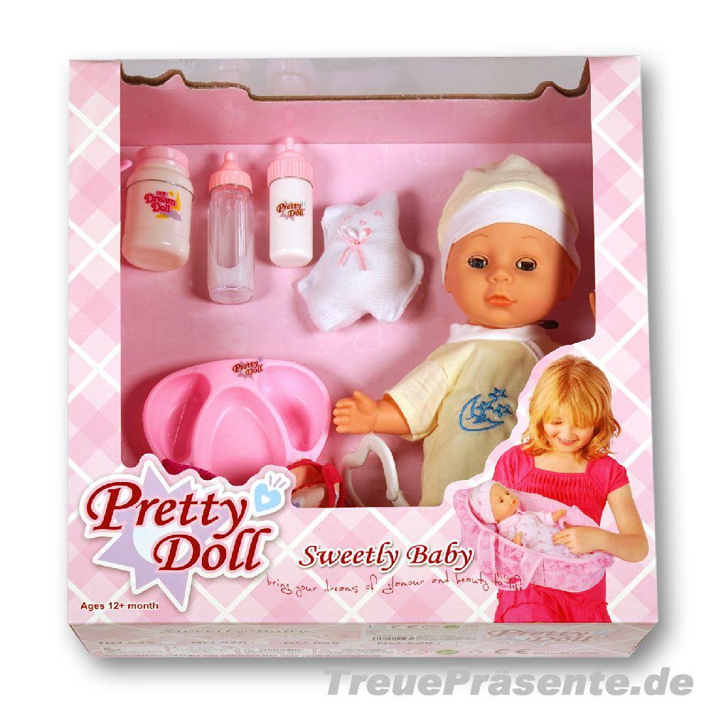 Babypuppe mit Zubehör
