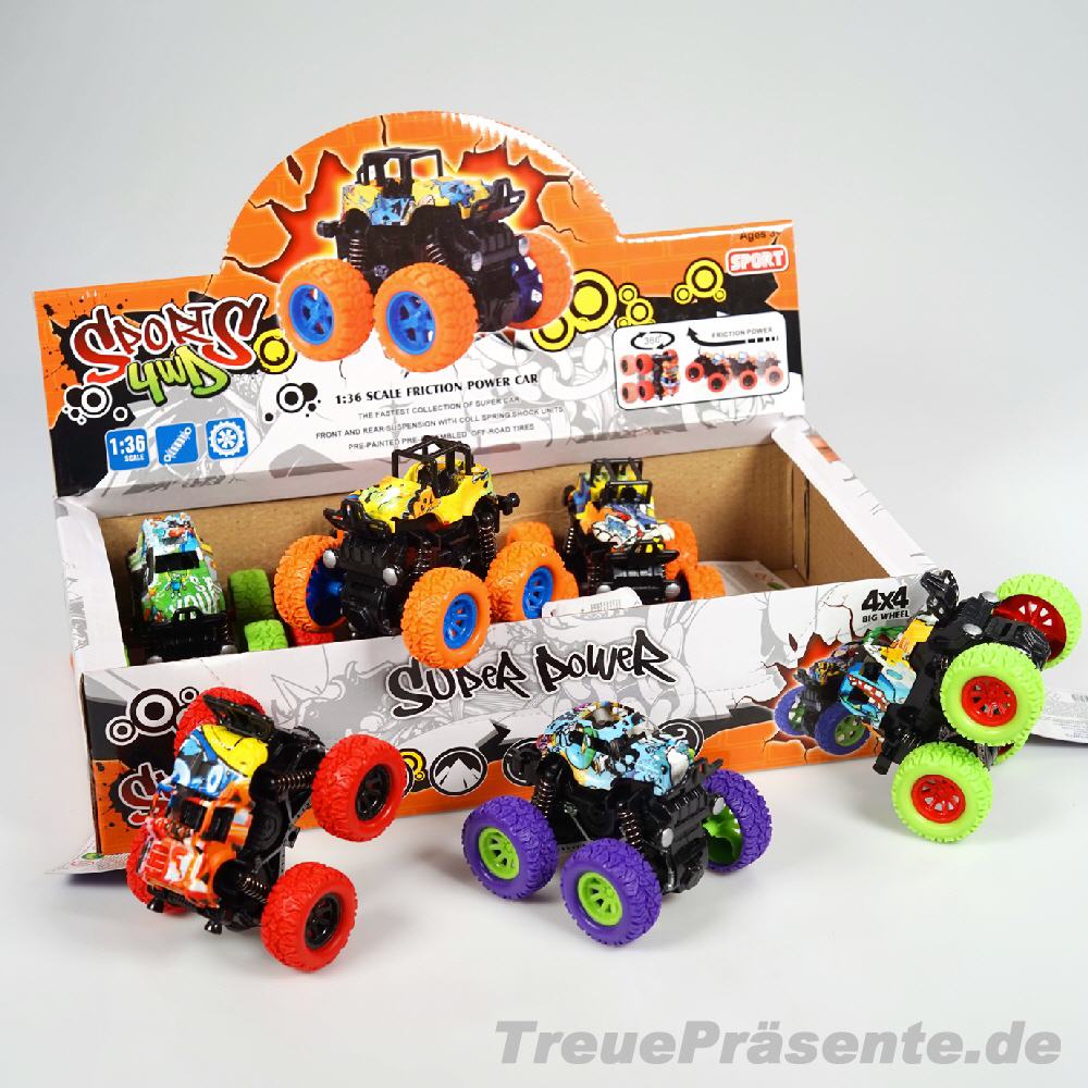 Überschlag-Offroader mit Schwungrad