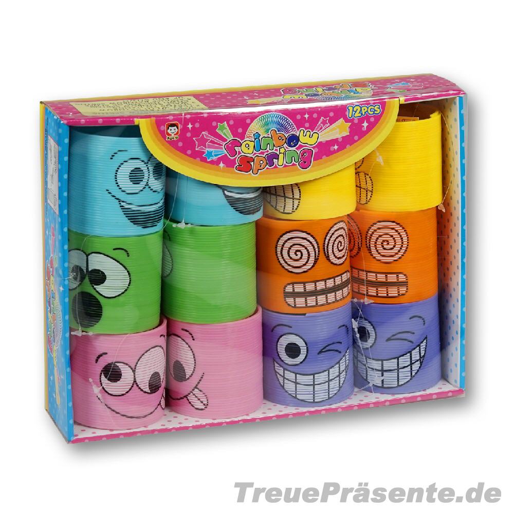 Treppenläufer Spirale Lachgesichter