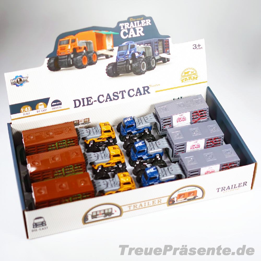 Offroad-Truck mit Schwungrad im Display