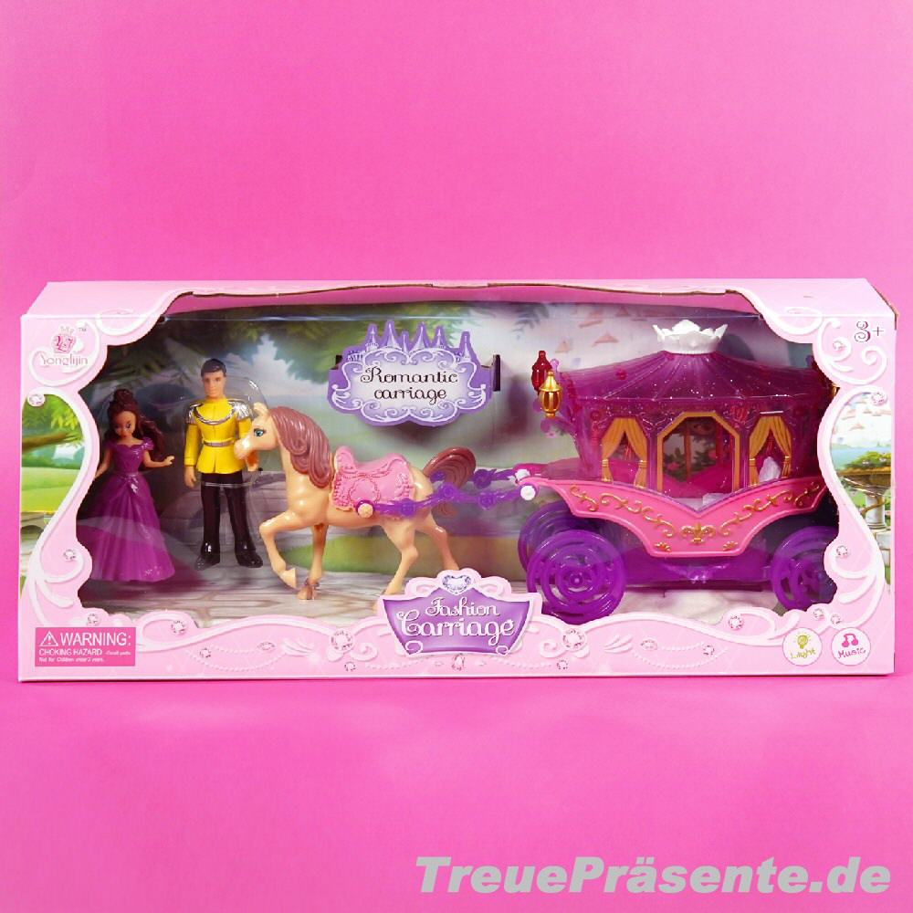 Märchen-Kutsche 40 x 17 cm