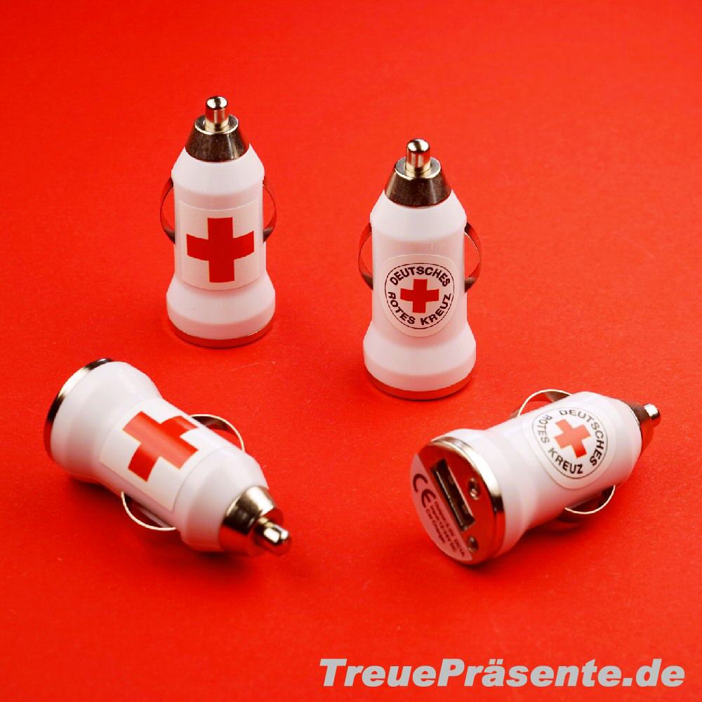USB-Ladeadapter fürs Auto mit Kreuz