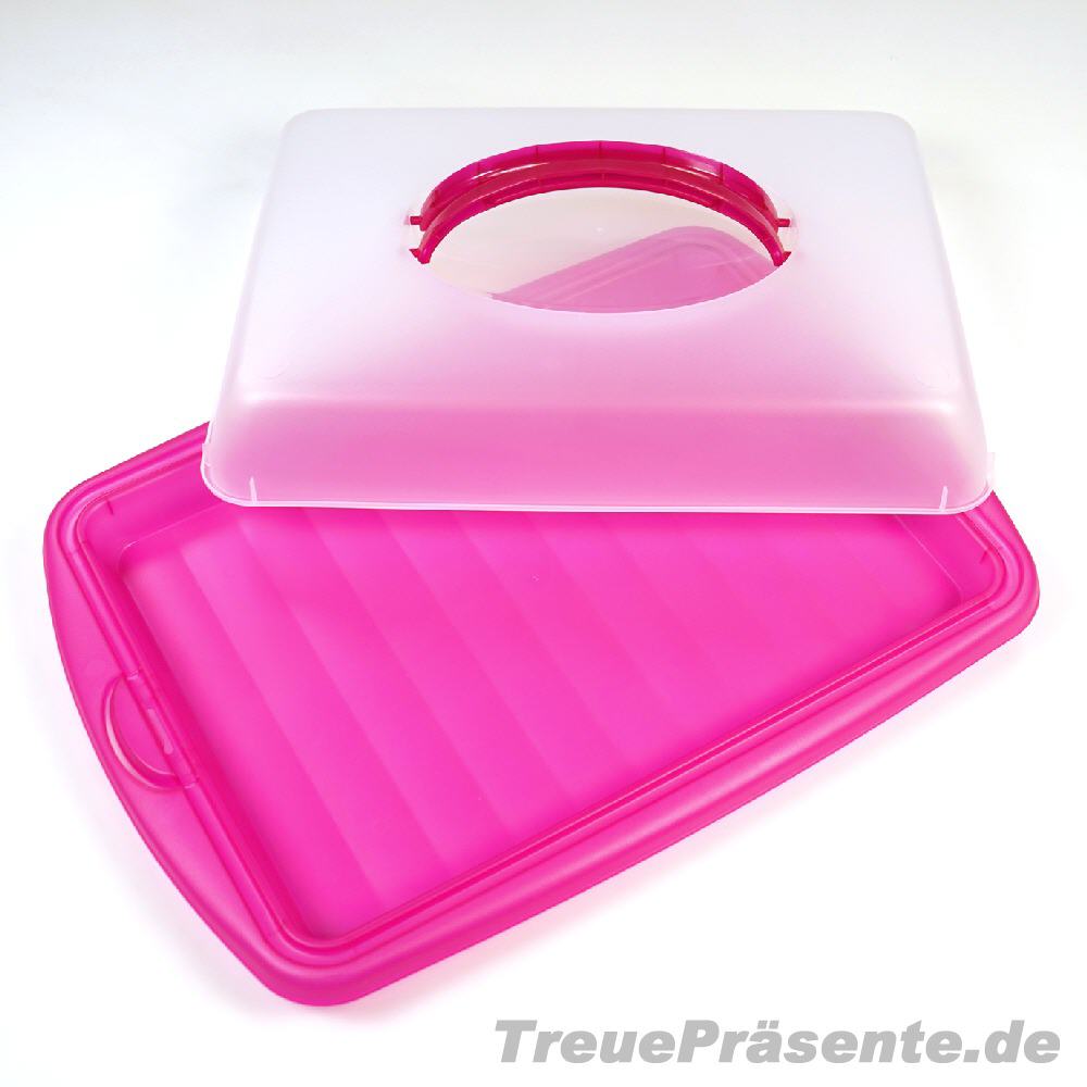 Blechkuchen Behälter offen