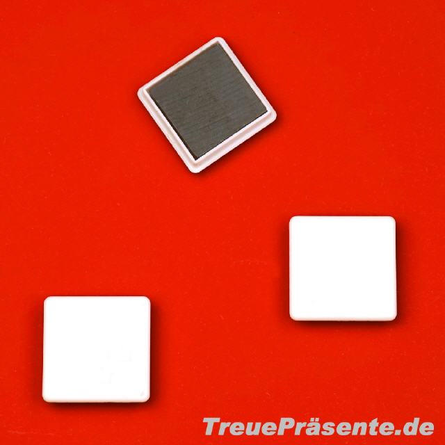 Magnet quadratisch mit individuellem Druck