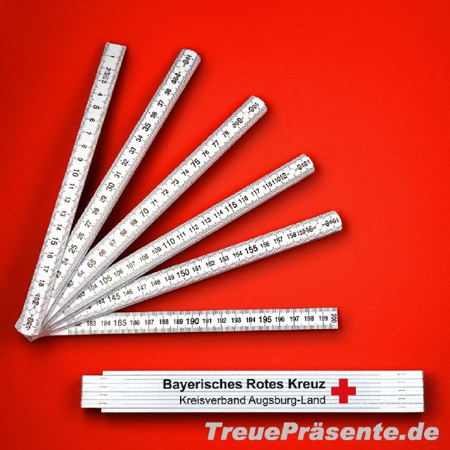 Meterstab 2 m mit individuellem Druck