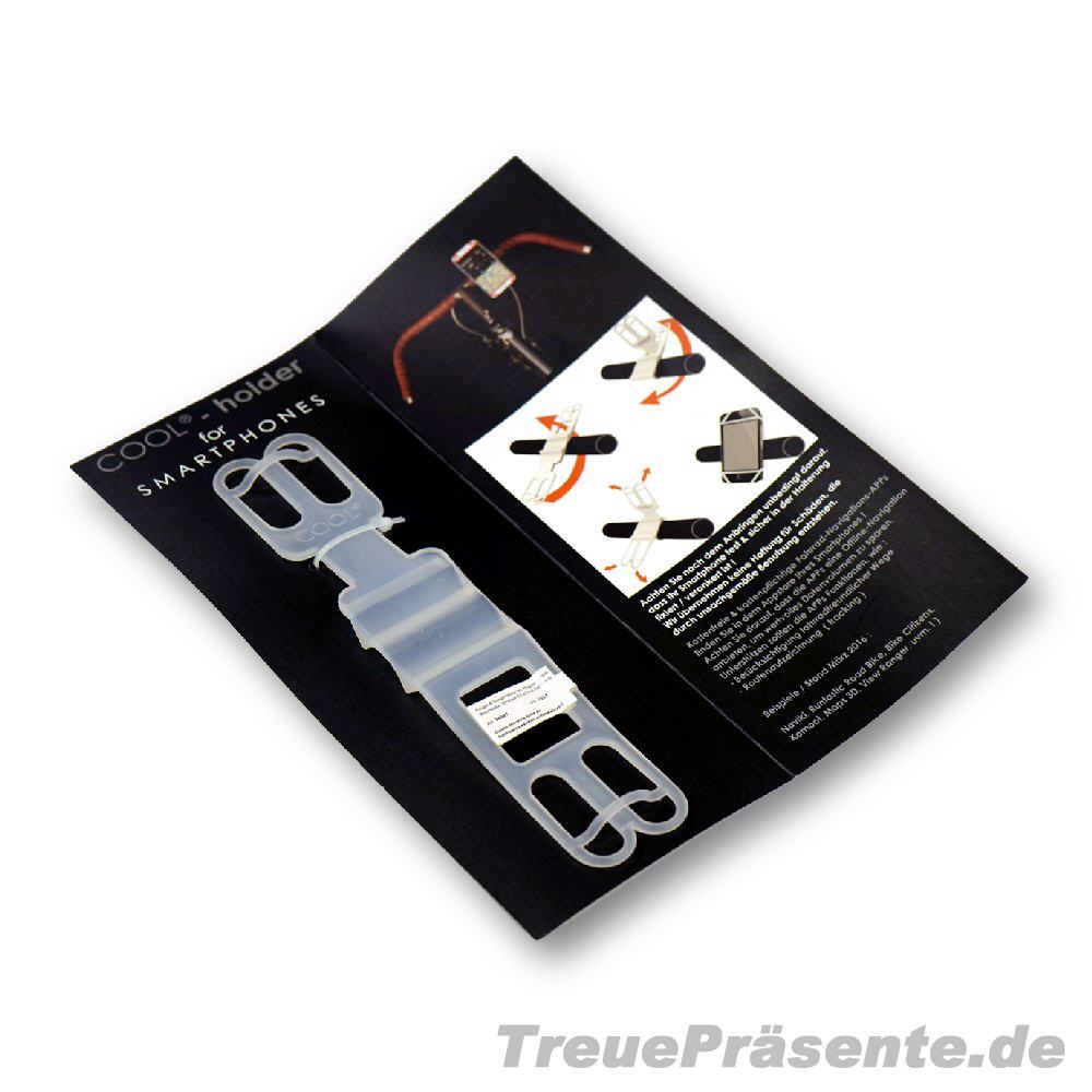 Smartphone-Halterung fürs Fahrrad