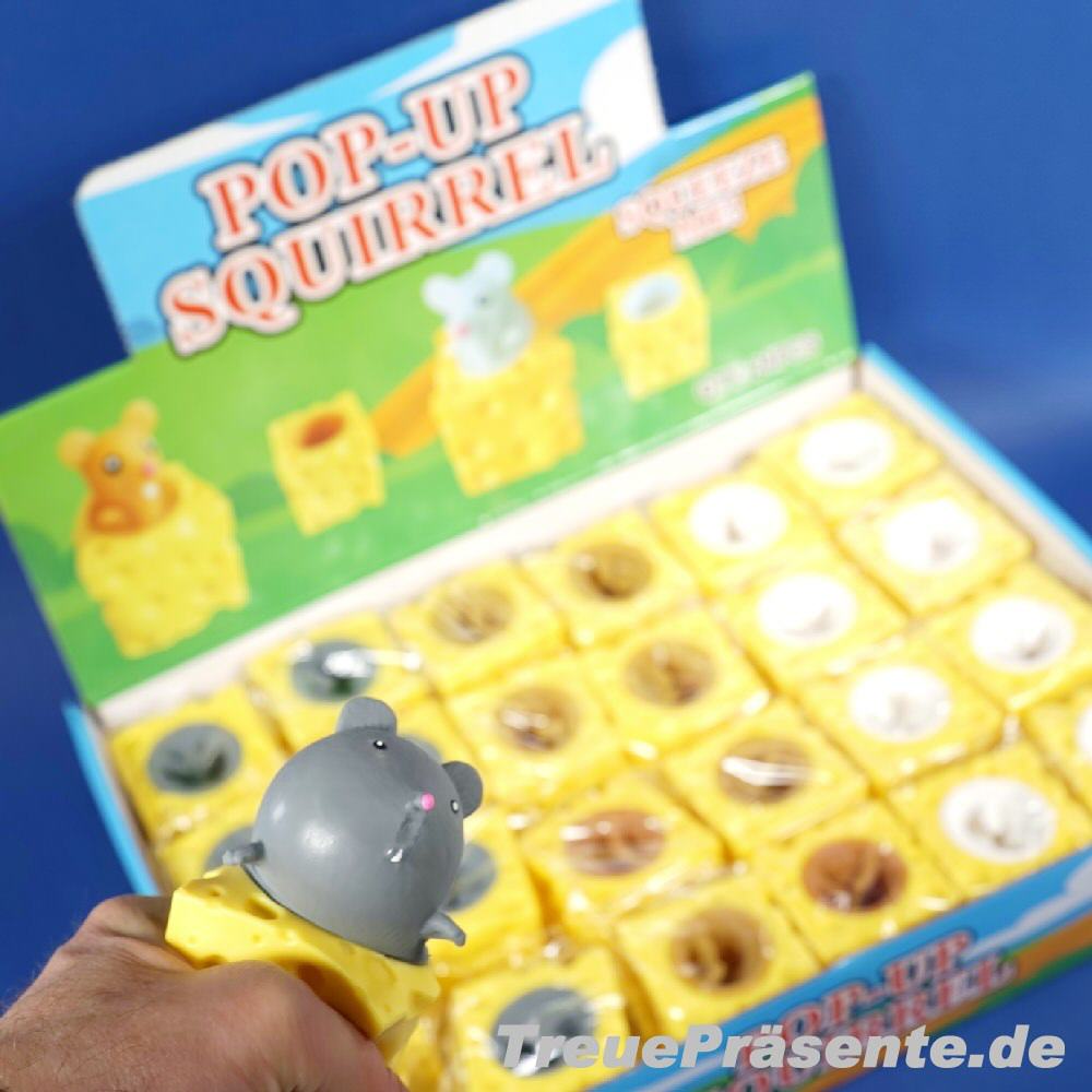 Quetsch-Maus im Käsewürfel