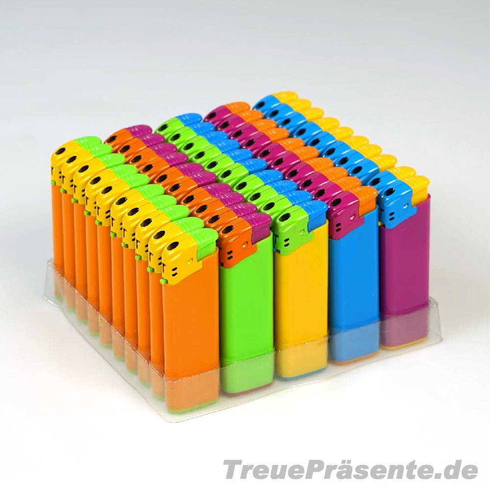 Feuerzeuge bunt