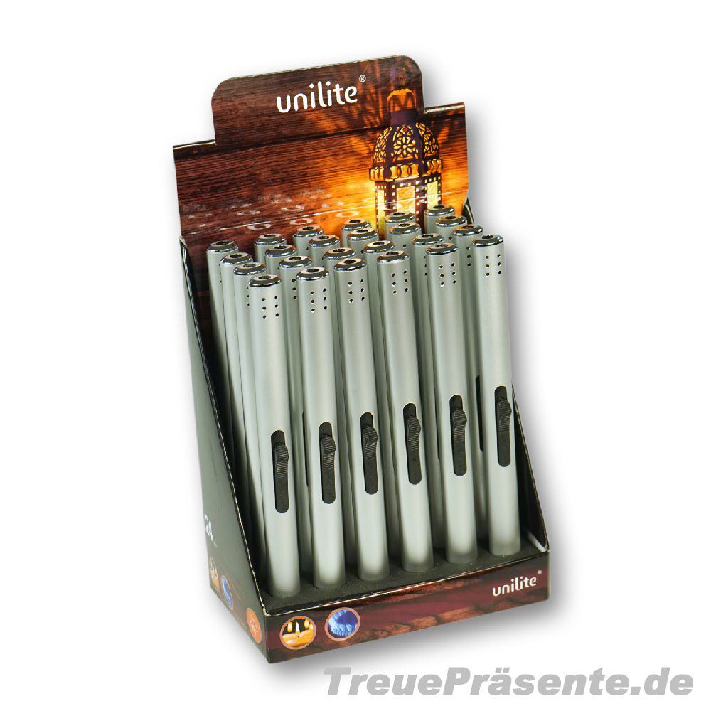 Stabfeuerzeuge silberfarben