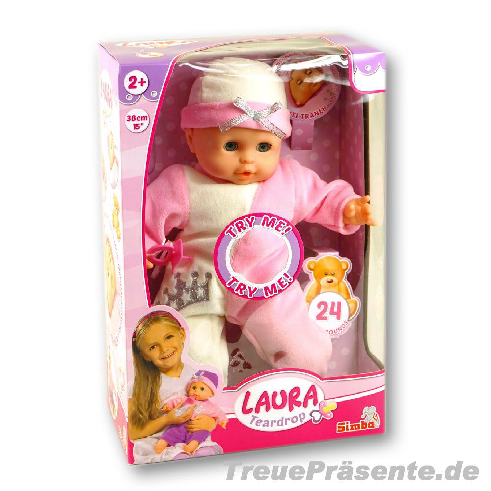 TreuePräsent Schlafpuppe Laura