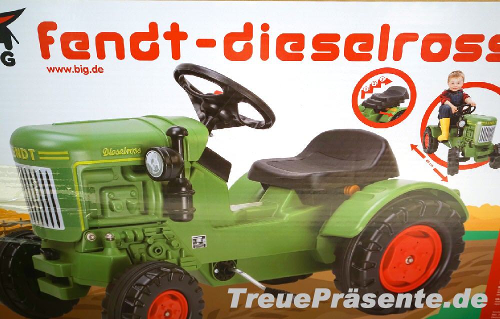 TreuePräsent BIG Spielzeug-Traktor Fendt Dieselross