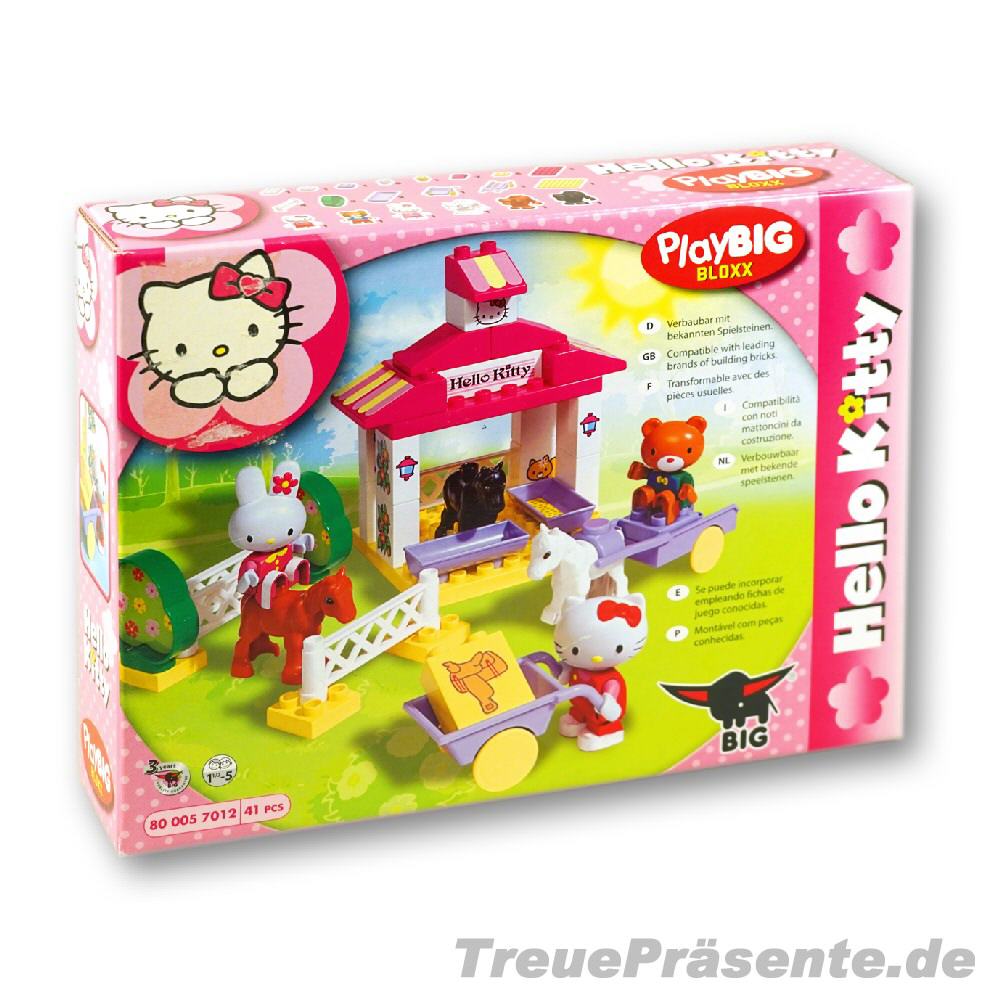 TreuePräsent Hello Kitty Pferdestall