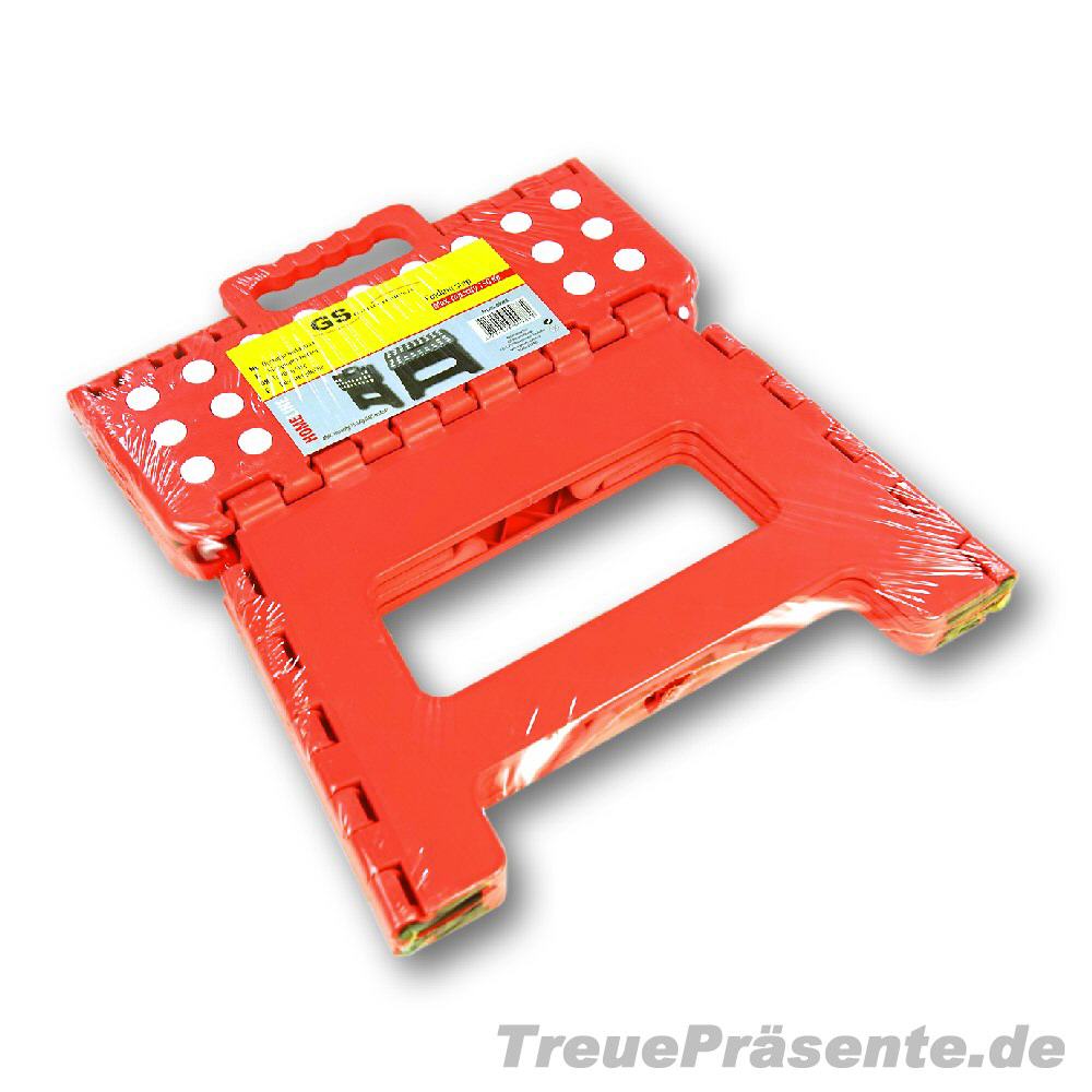Roter Klapphocker