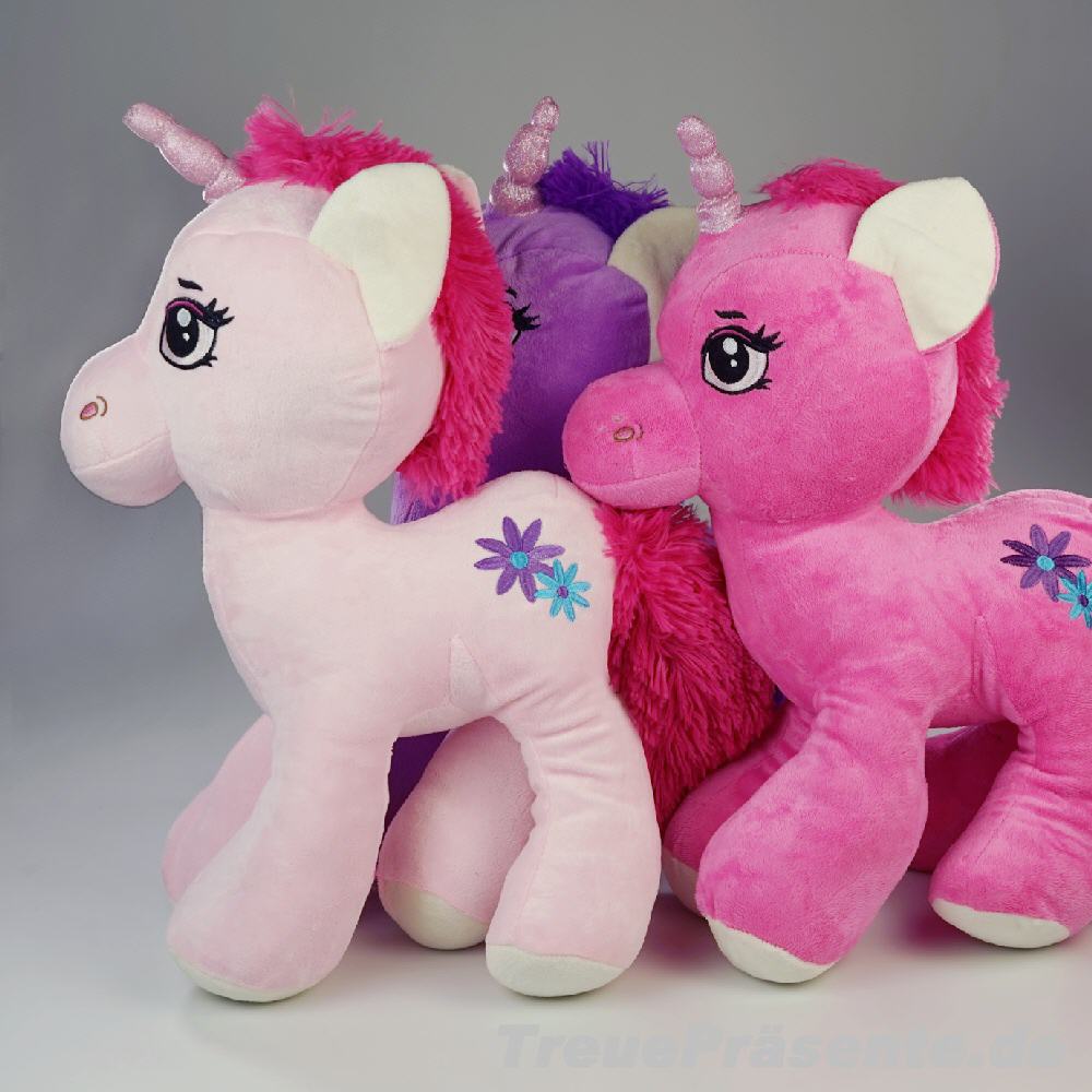 Einhorn aus Plüsch