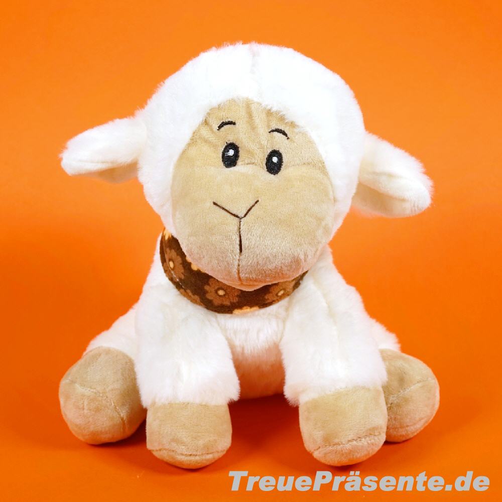 Plüsch-Schaf mit Halstuch