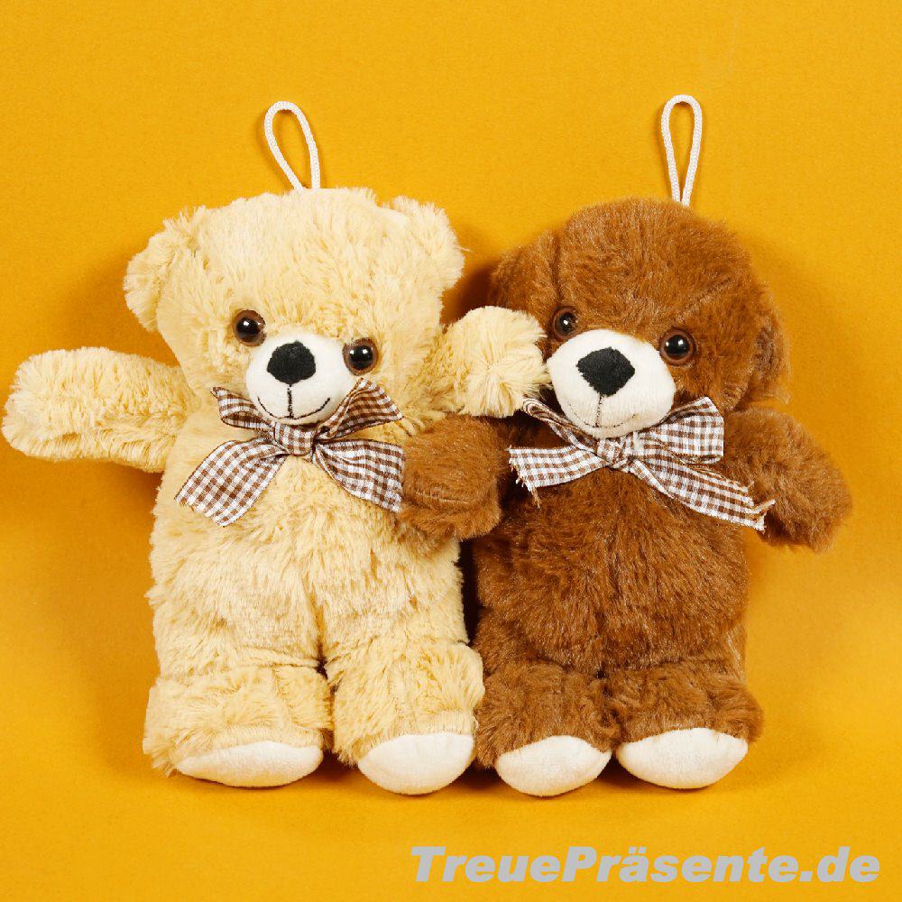 Plüschbär mit Schleife 21 cm