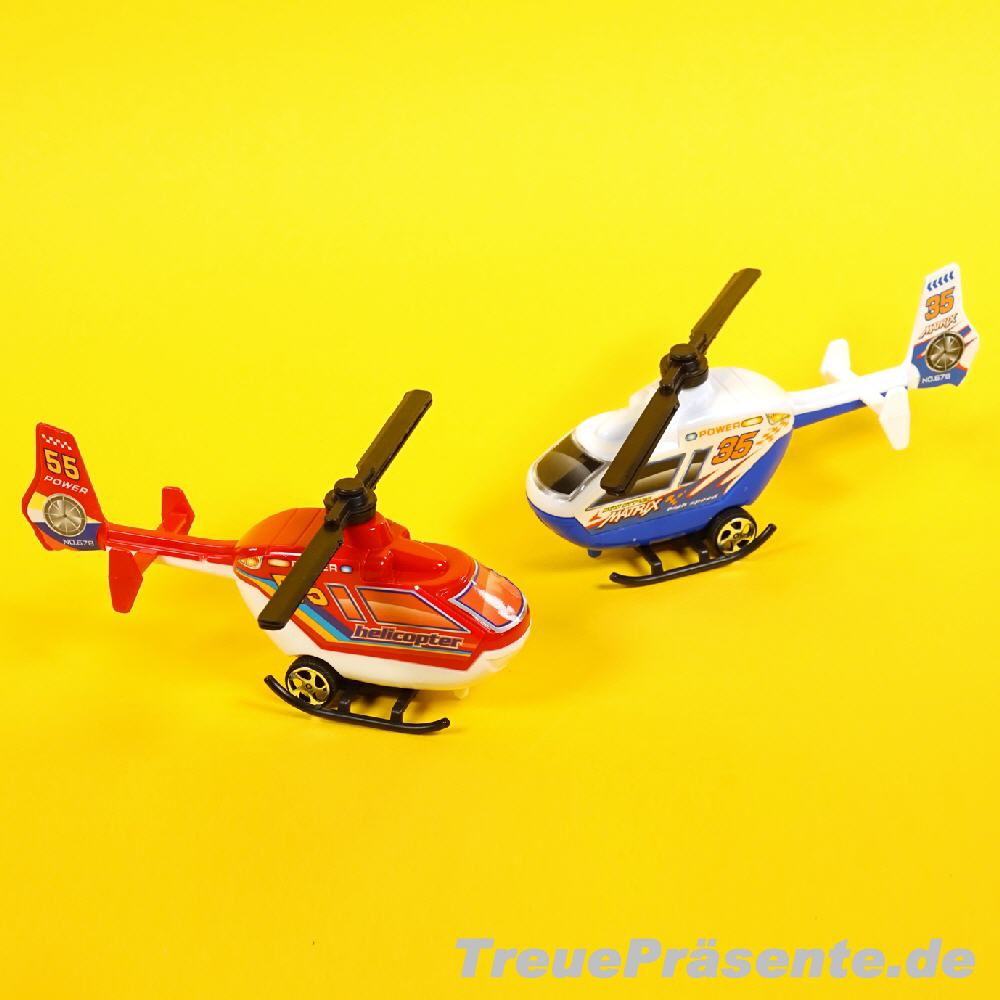 Helikopter mit Rückaufzug