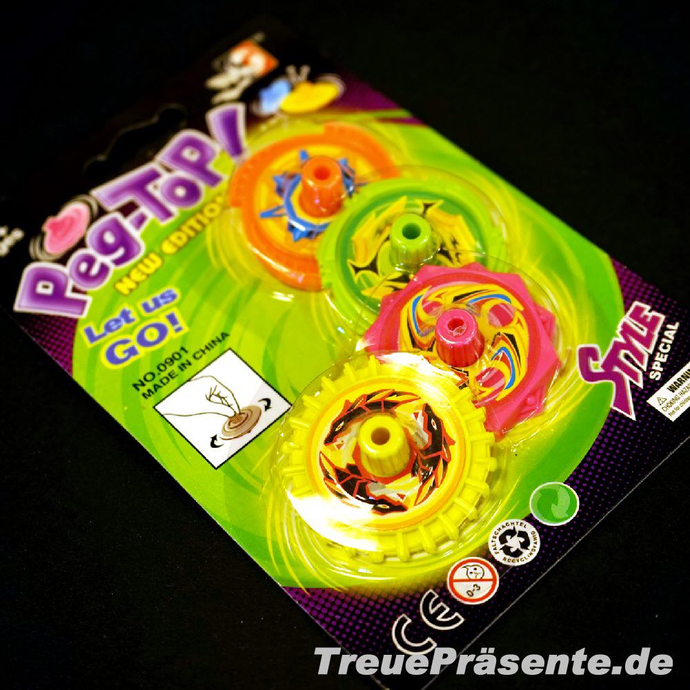 TreuePräsent Neon-Kreisel