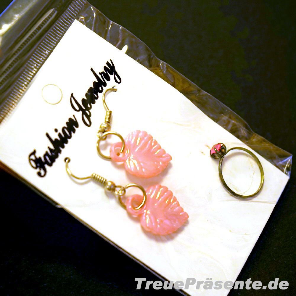 TreuePräsent Ohrringe und Ring