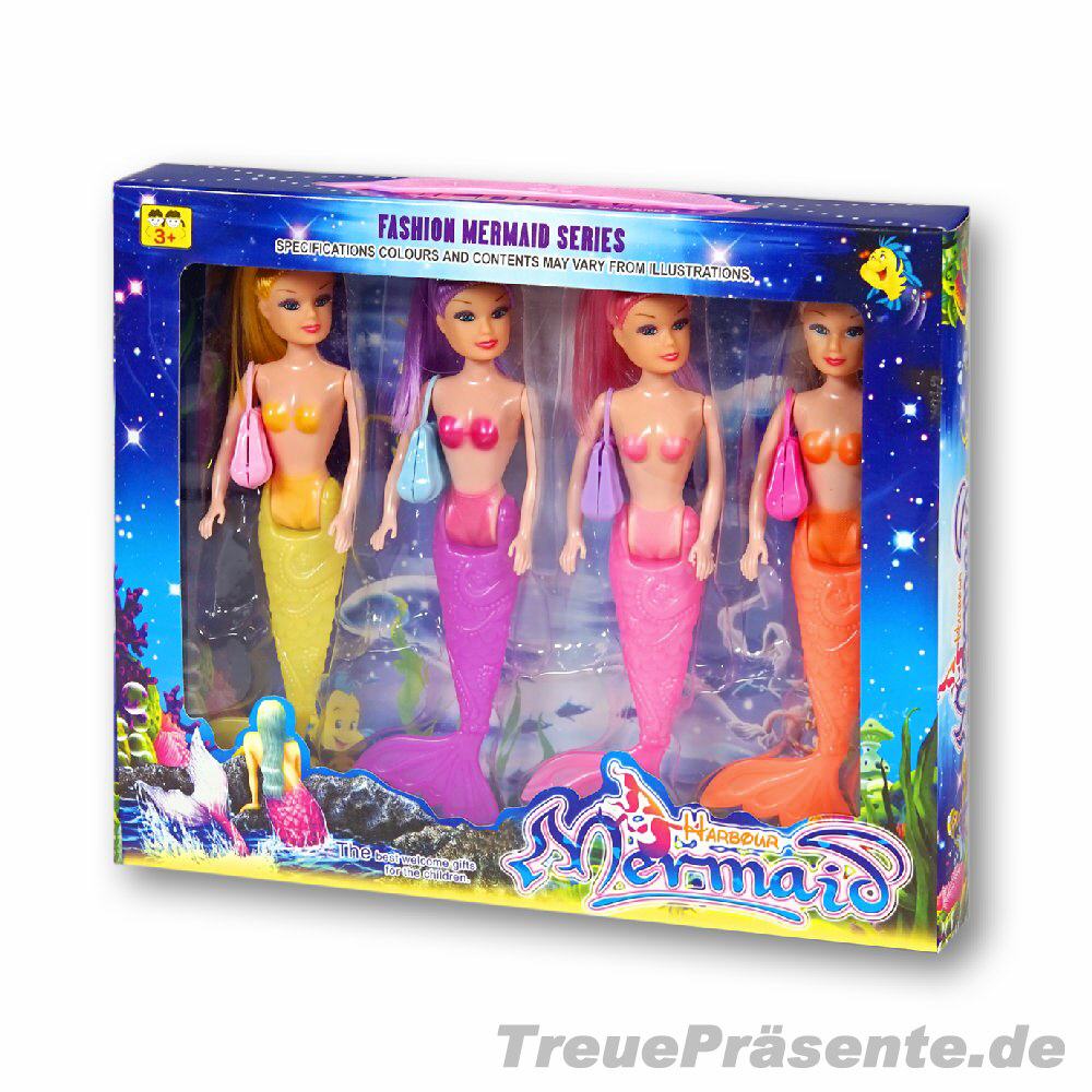 Meerjungfrauen 4er-Set im Koffer
