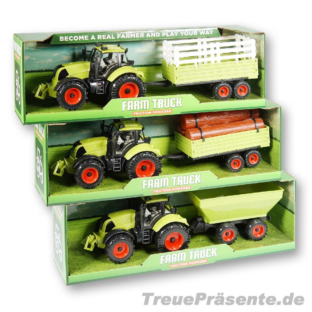 Traktor in Einzelverpackung