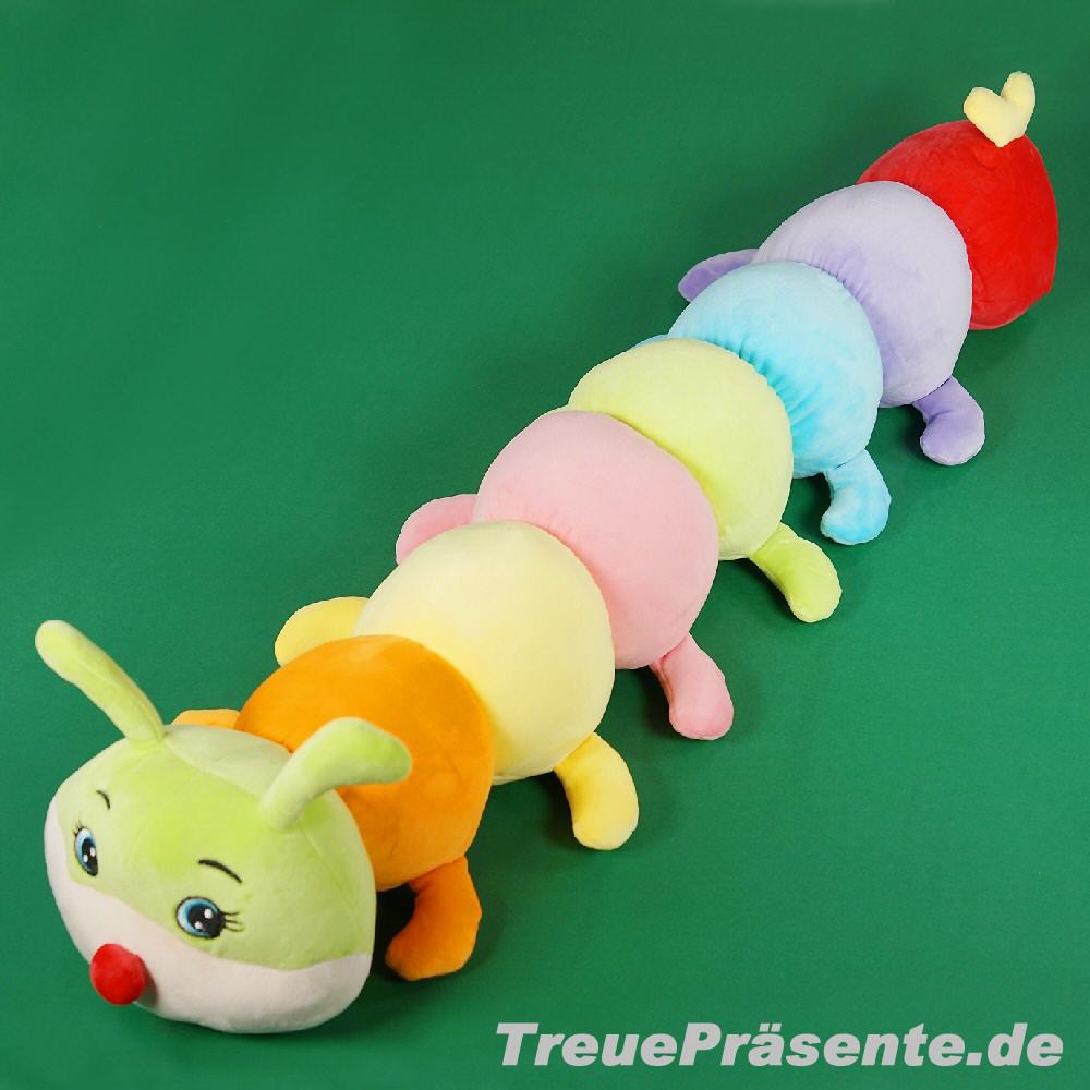 Raupe aus Plüsch 90 cm
