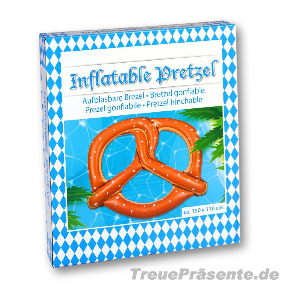 Aufblasbare XXL-Brezel