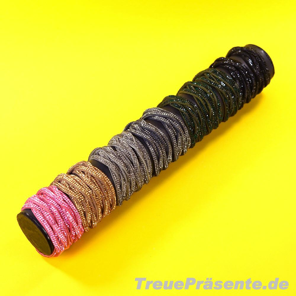 Wickelarmband mit Steinchen