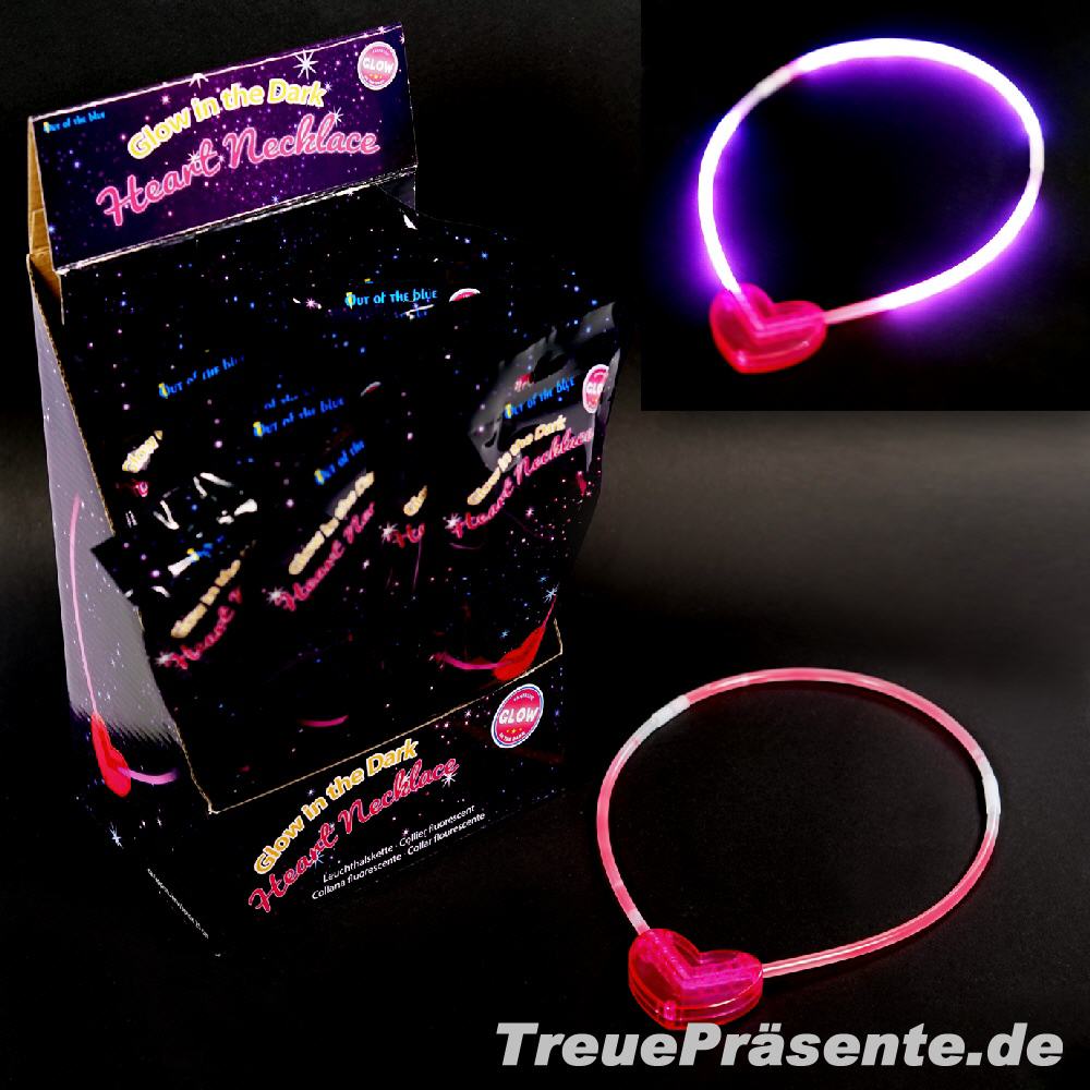 Knicklicht Herz-Halskette