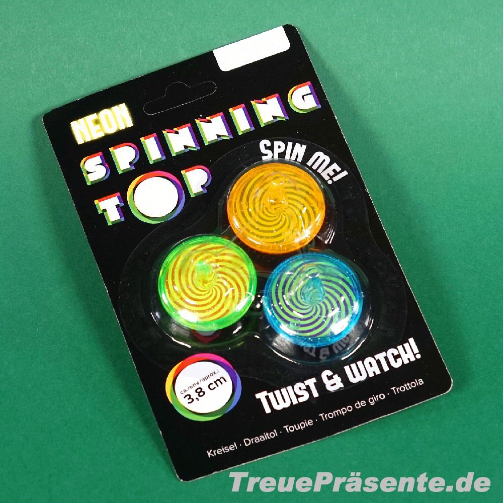 Neon-Kreisel 3er-Set
