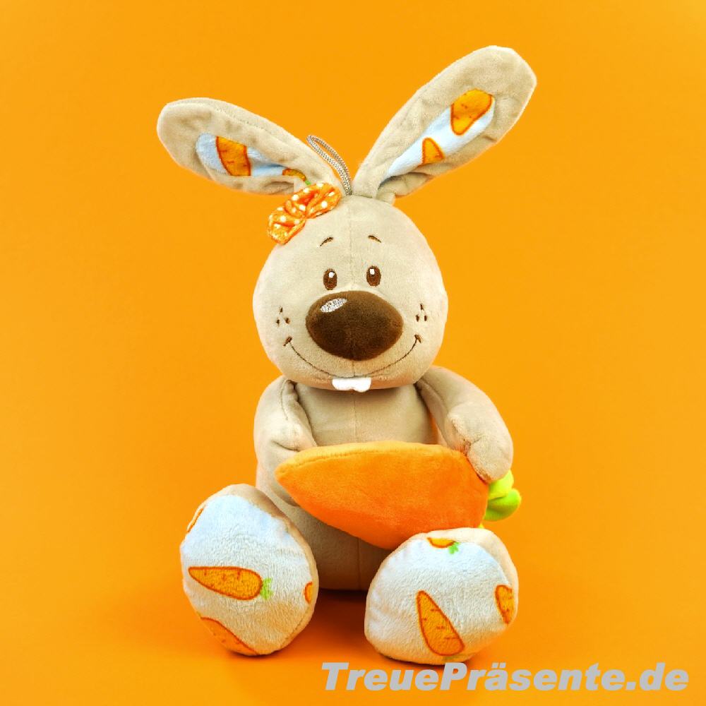 Plüschhase mit Karotte
