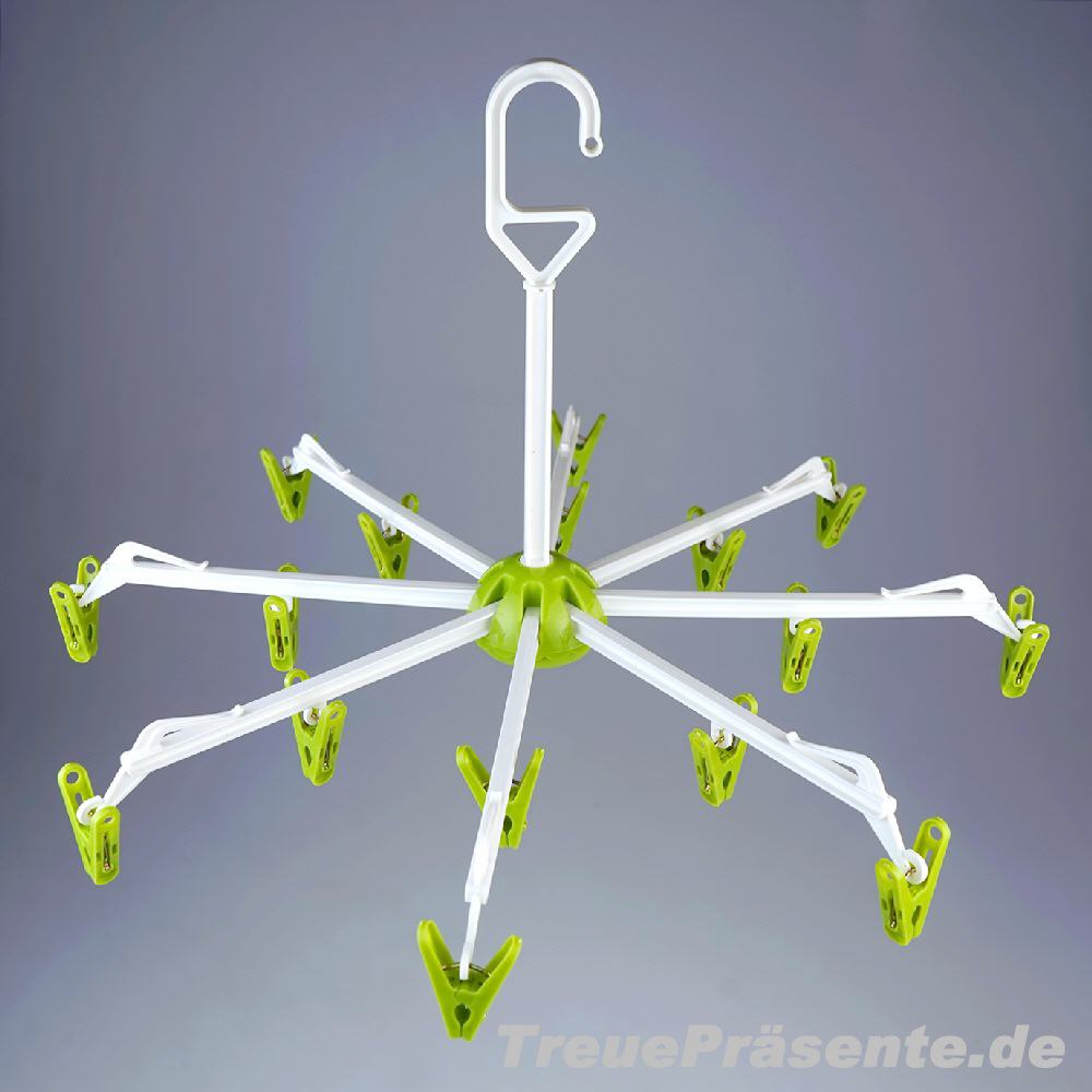 Wäsche-Spinne geöffnet