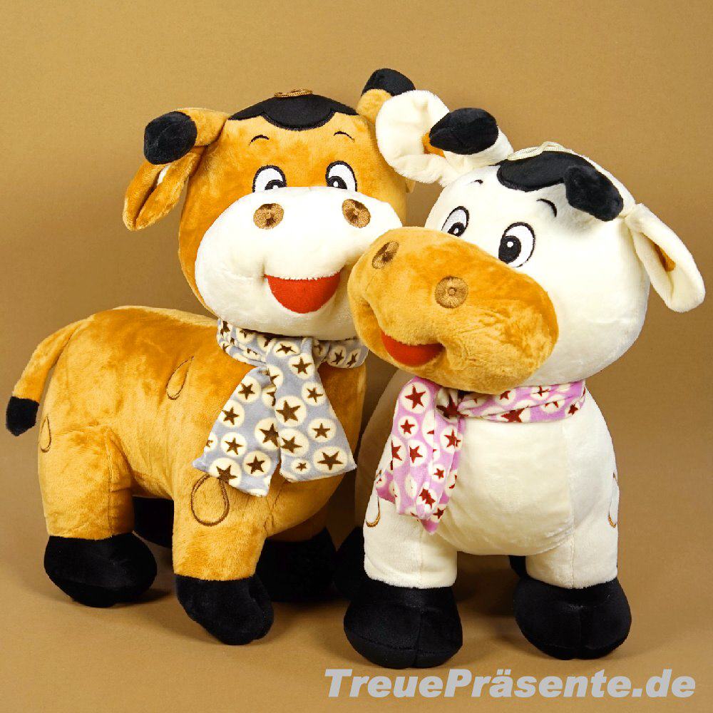 Plüsch-Kuh stehend