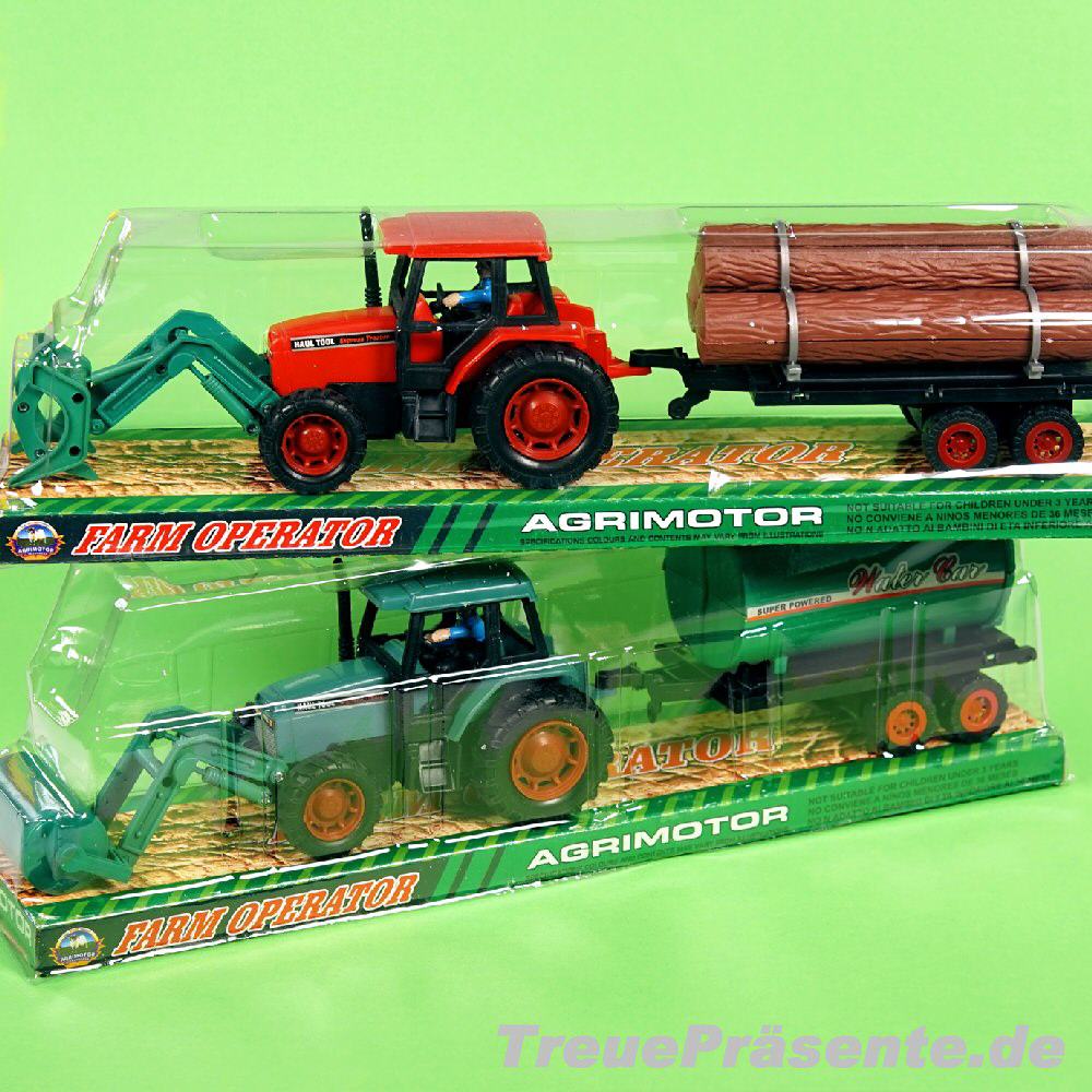 Traktor mit Anhänger