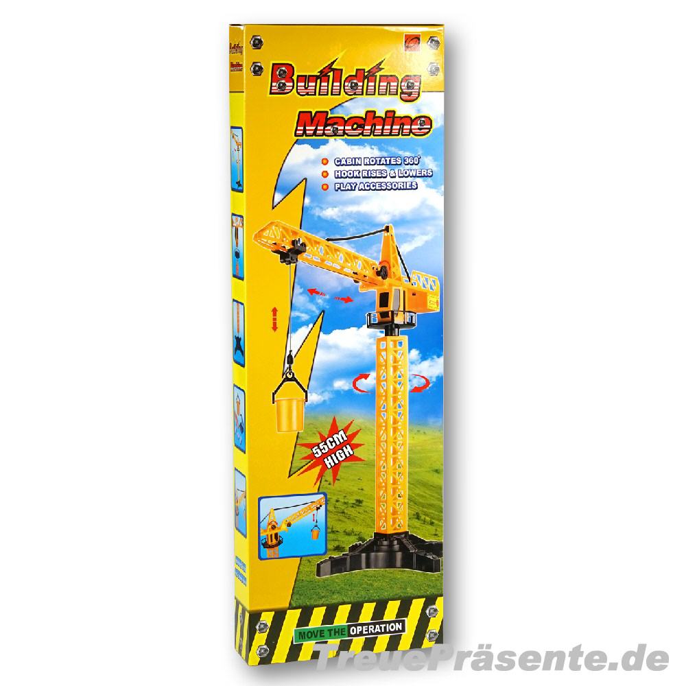 Spielzeug-Baukran 55 cm