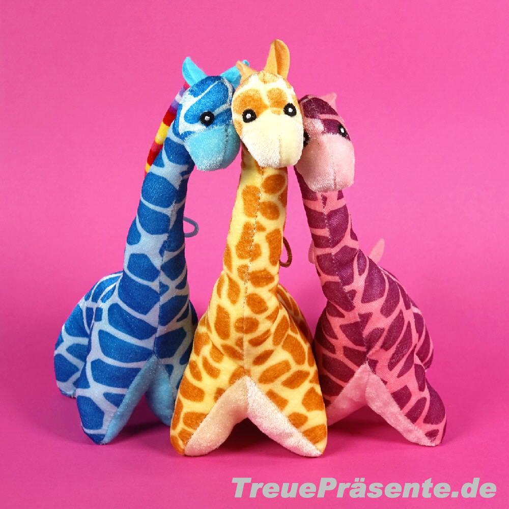 Satinplüsch Giraffe 24 cm