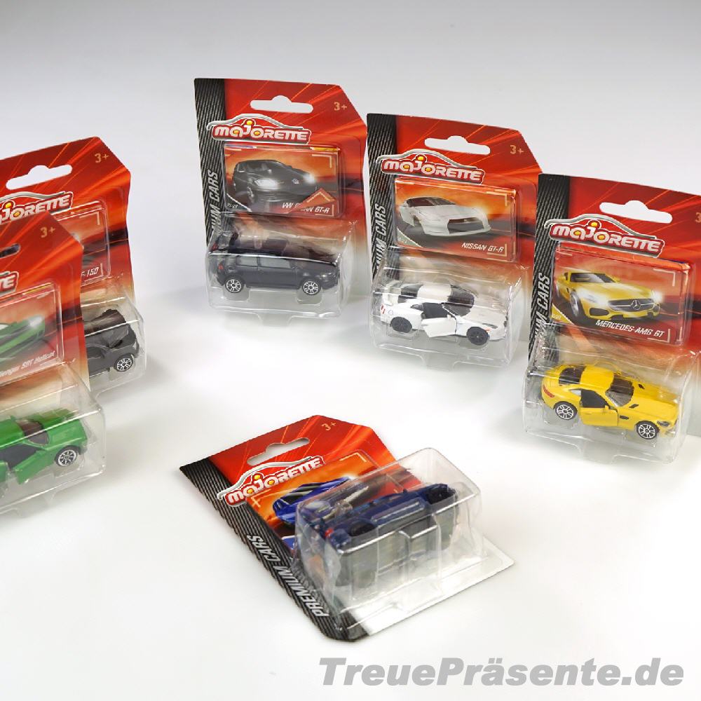 Premium Spielzeugautos sortiert